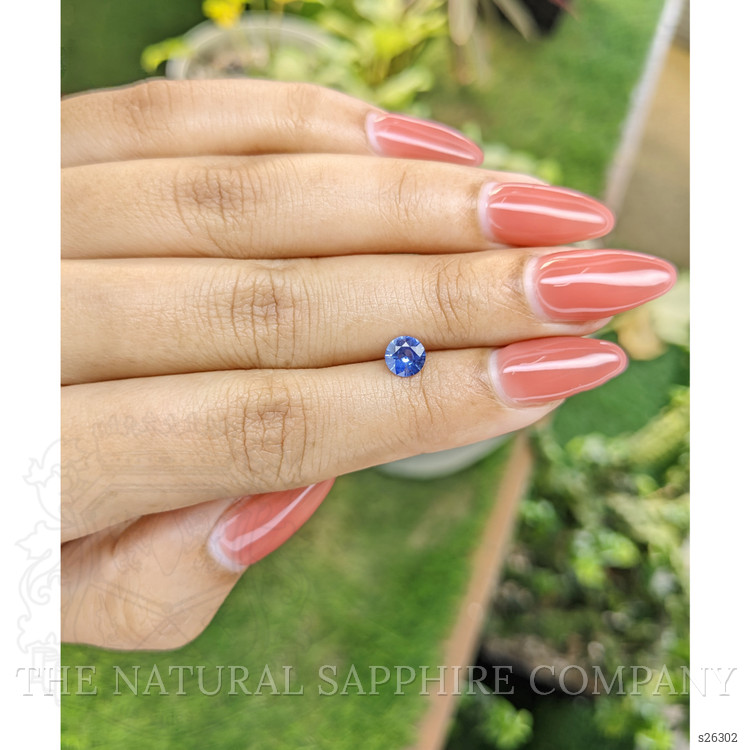 0.67 Ct. Blue Sapphire from Ceylon (Sri Lanka)