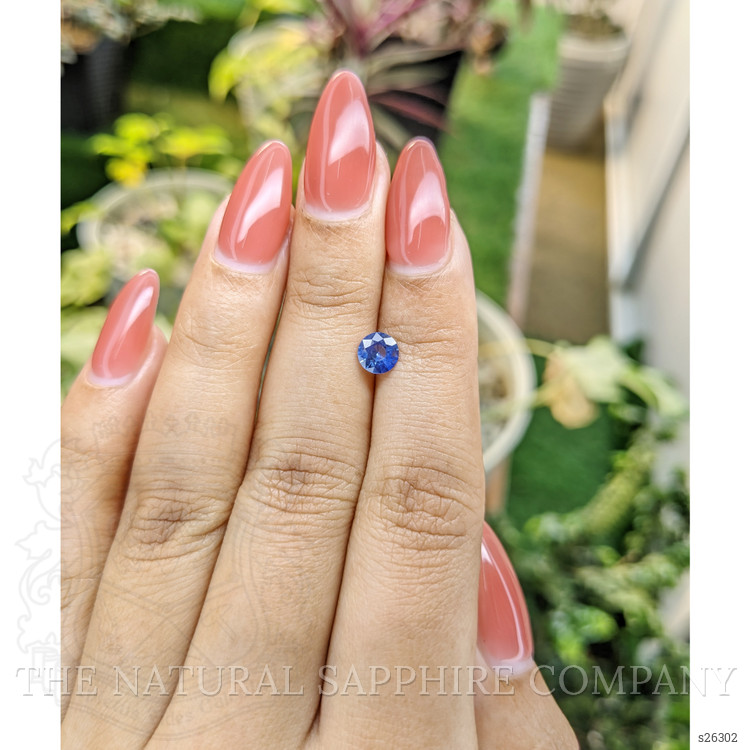 0.67 Ct. Blue Sapphire from Ceylon (Sri Lanka)