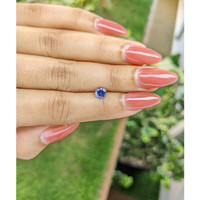 0.65 Ct. Blue Sapphire from Ceylon (Sri Lanka) Life Style