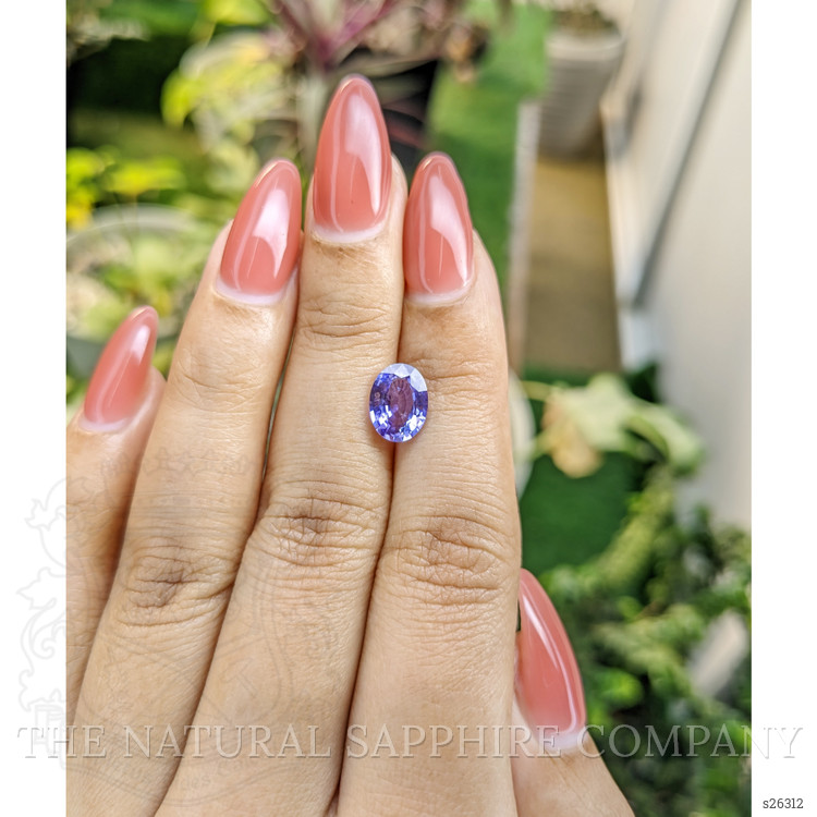 2.01 Ct. Violet Sapphire from Ceylon (Sri Lanka)