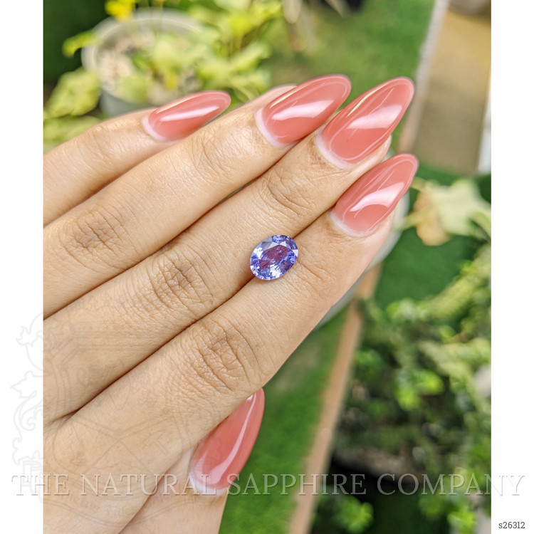 2.01 Ct. Violet Sapphire from Ceylon (Sri Lanka)