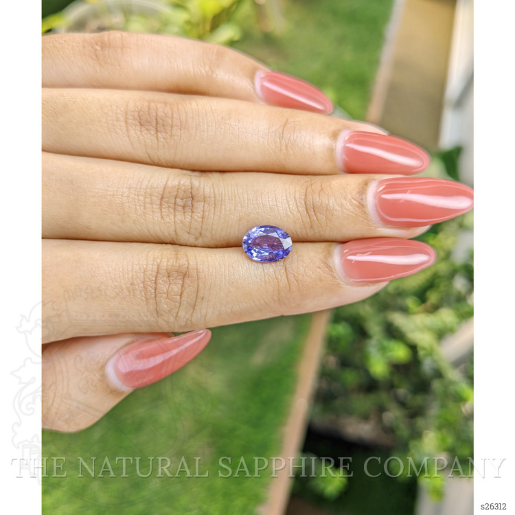 2.01 Ct. Violet Sapphire from Ceylon (Sri Lanka)