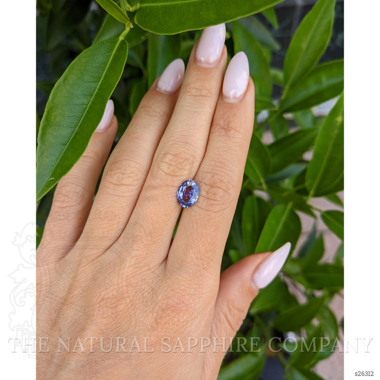 2.01 Ct. Violet Sapphire from Ceylon (Sri Lanka)