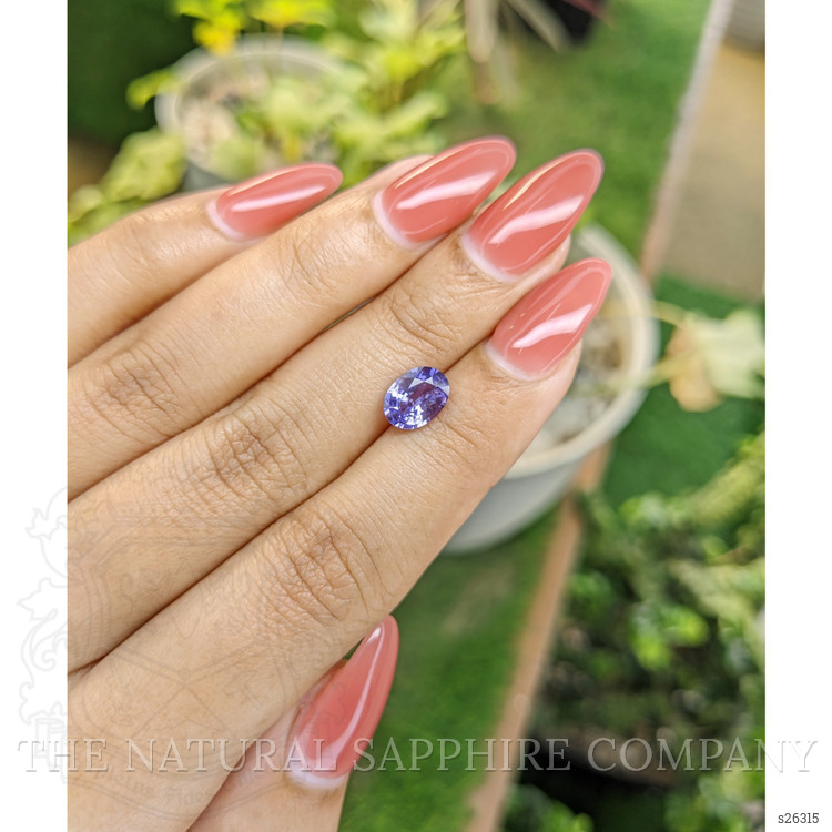 1.62 Ct. Purple Sapphire from Ceylon (Sri Lanka)