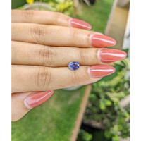 1.29 Ct. Blue Sapphire from Ceylon (Sri Lanka) Life Style