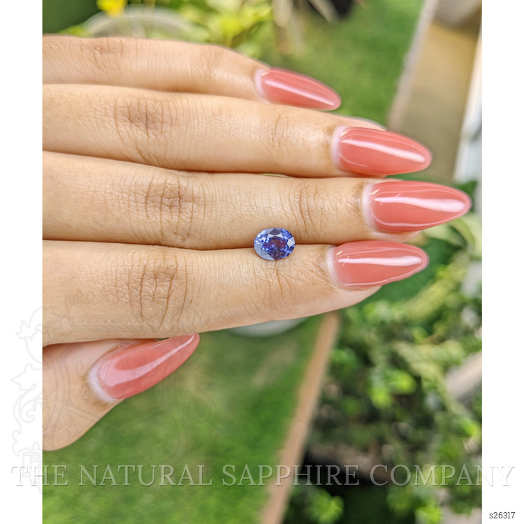 1.29 Ct. Blue Sapphire from Ceylon (Sri Lanka)