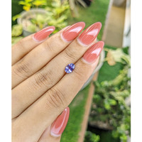 1.26 Ct. Bluish Purple Sapphire from Ceylon (Sri Lanka) Life Style