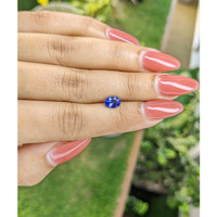 0.92 Ct. Blue Sapphire from Ceylon (Sri Lanka) Life Style