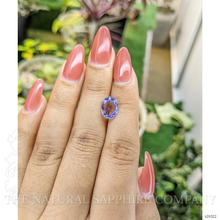 2.28 Ct. Violet Sapphire from Ceylon (Sri Lanka)