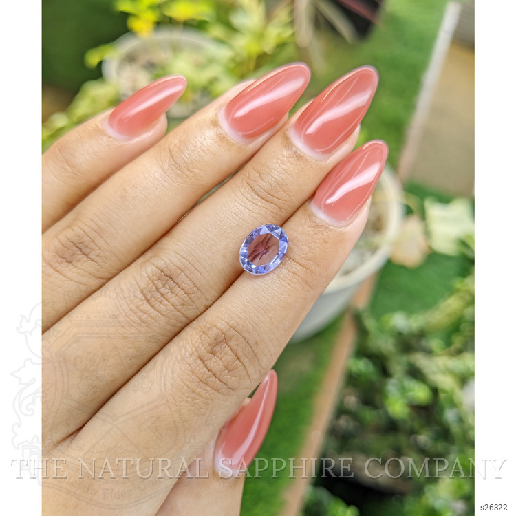 2.28 Ct. Violet Sapphire from Ceylon (Sri Lanka)