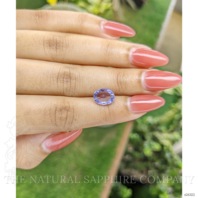2.28 Ct. Violet Sapphire from Ceylon (Sri Lanka)