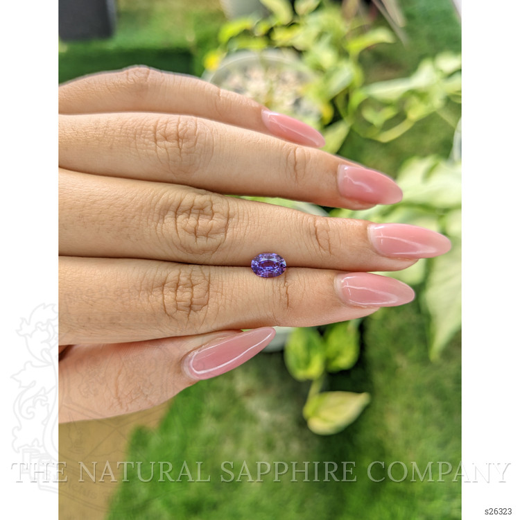 1.00 Ct. Purple Sapphire from Ceylon (Sri Lanka)