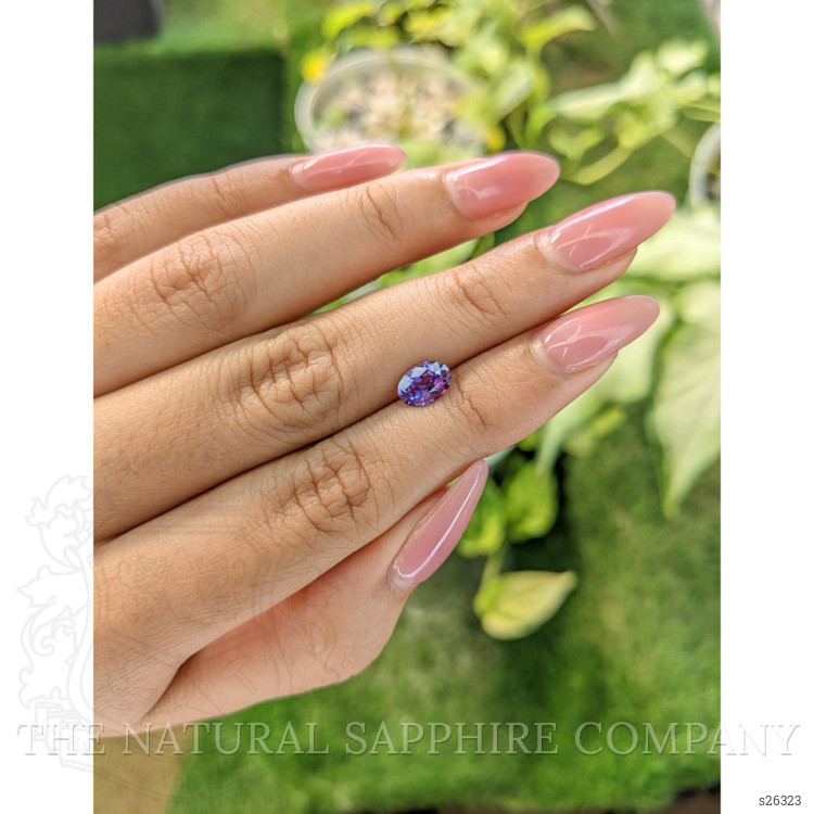 1.00 Ct. Purple Sapphire from Ceylon (Sri Lanka)