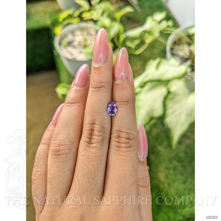 1.00 Ct. Purple Sapphire from Ceylon (Sri Lanka)
