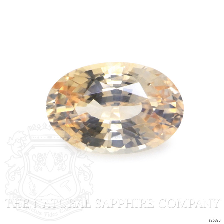 0.77 Ct. Peach Sapphire from Ceylon (Sri Lanka)