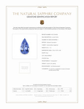 1.16 Ct. Blue Sapphire from Ceylon (Sri Lanka) Scan Report