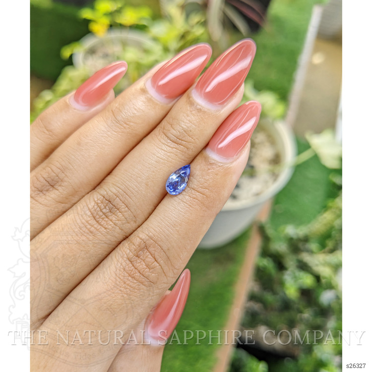 1.30 Ct. Blue Sapphire from Ceylon (Sri Lanka)