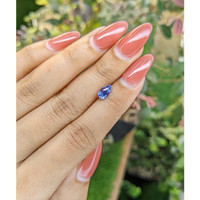 1.12 Ct. Blue Sapphire from Ceylon (Sri Lanka) Life Style