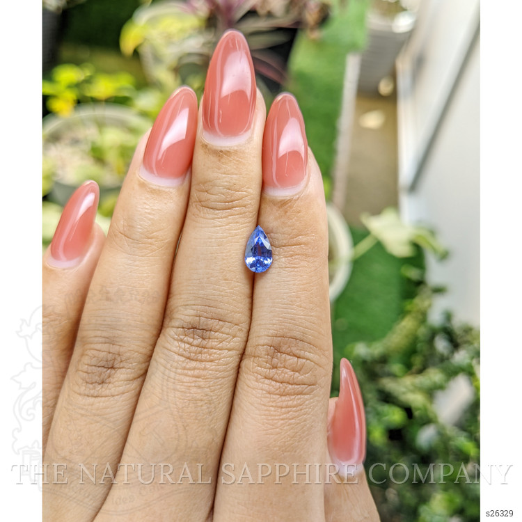 1.11 Ct. Blue Sapphire from Ceylon (Sri Lanka)