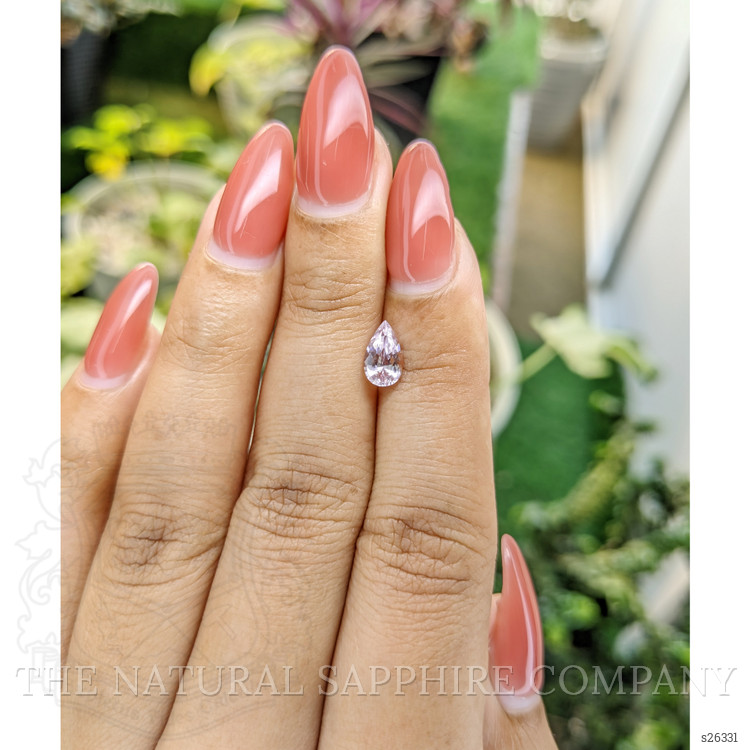 0.89 Ct. Pink Sapphire from Ceylon (Sri Lanka)