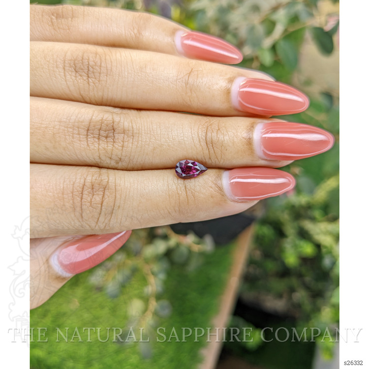 1.14 Ct. Purplish Pink Sapphire from Ceylon (Sri Lanka)