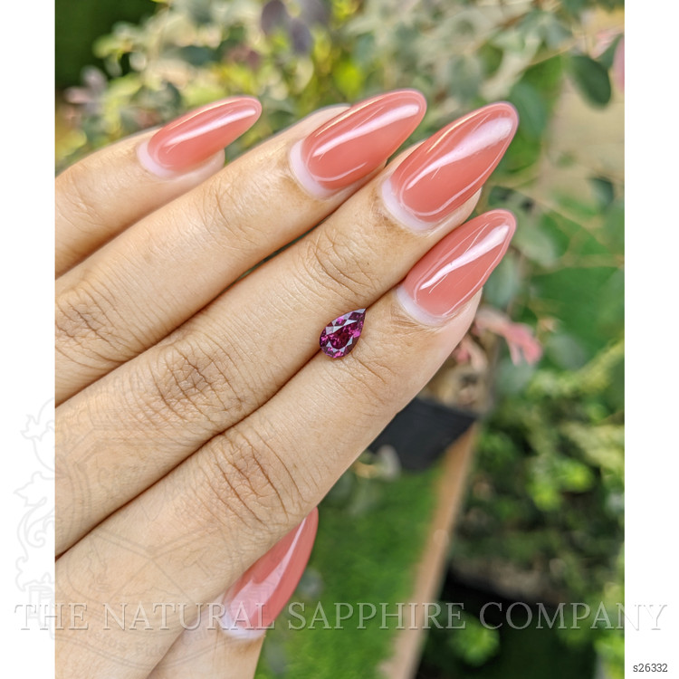 1.14 Ct. Purplish Pink Sapphire from Ceylon (Sri Lanka)