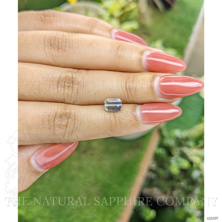 1.70 Ct. Bi Color Sapphire from Ceylon (Sri Lanka)