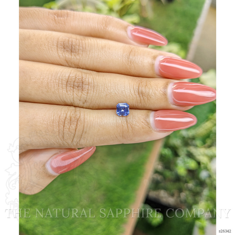 0.81 Ct. Blue Sapphire from Ceylon (Sri Lanka)