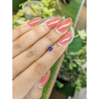 0.98 Ct. Bluish Purple Sapphire from Ceylon (Sri Lanka) Life Style