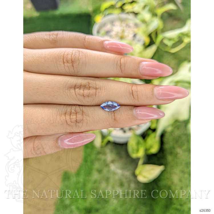 1.36 Ct. Blue Sapphire from Ceylon (Sri Lanka)