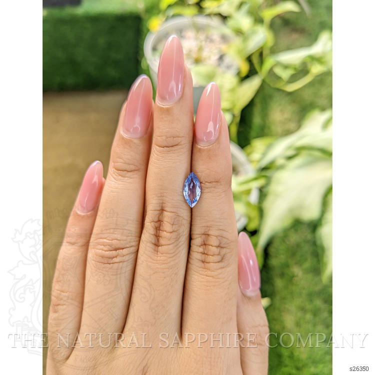 1.36 Ct. Blue Sapphire from Ceylon (Sri Lanka)