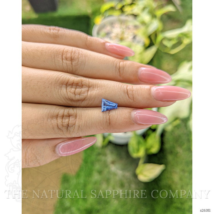 1.39 Ct. Blue Sapphire from Ceylon (Sri Lanka)