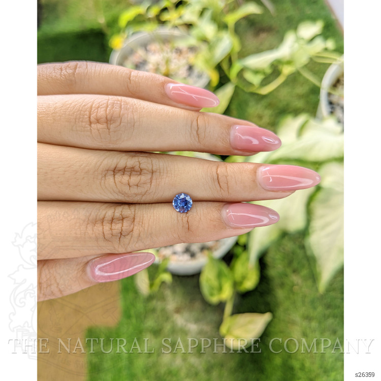 0.85 Ct. Blue Sapphire from Ceylon (Sri Lanka)