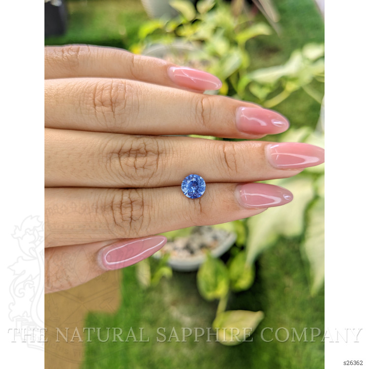 1.58 Ct. Blue Sapphire from Ceylon (Sri Lanka)