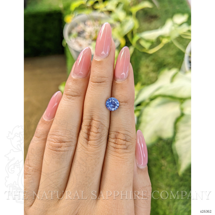 1.58 Ct. Blue Sapphire from Ceylon (Sri Lanka)