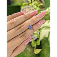 1.58 Ct. Blue Sapphire from Ceylon (Sri Lanka) Life Style