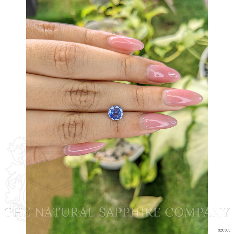 1.38 Ct. Blue Sapphire from Ceylon (Sri Lanka)