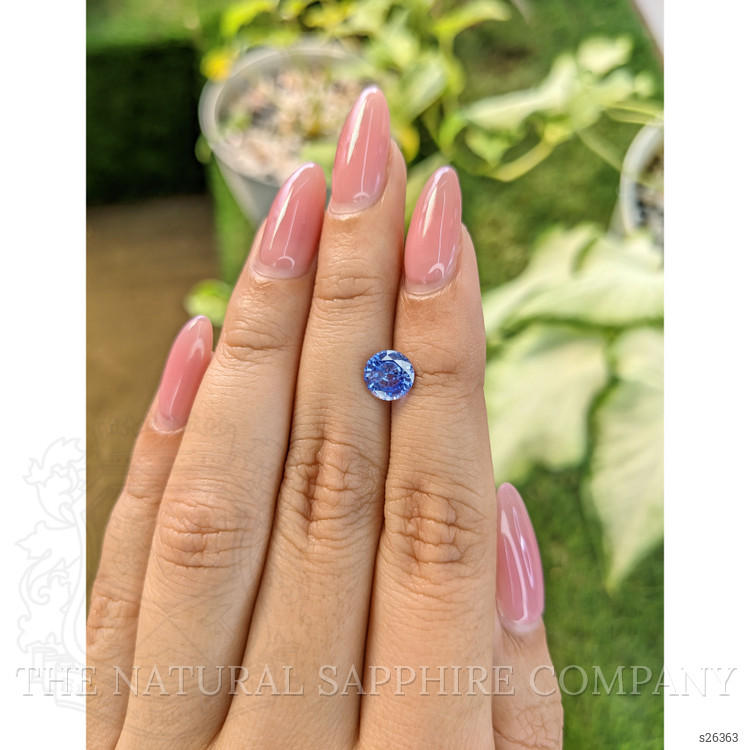 1.38 Ct. Blue Sapphire from Ceylon (Sri Lanka)