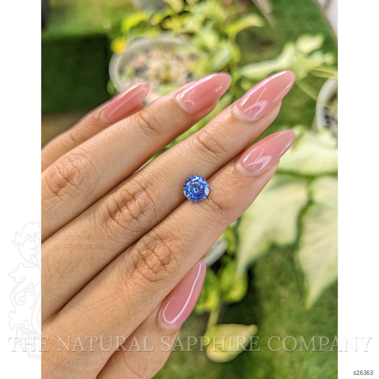 1.38 Ct. Blue Sapphire from Ceylon (Sri Lanka)