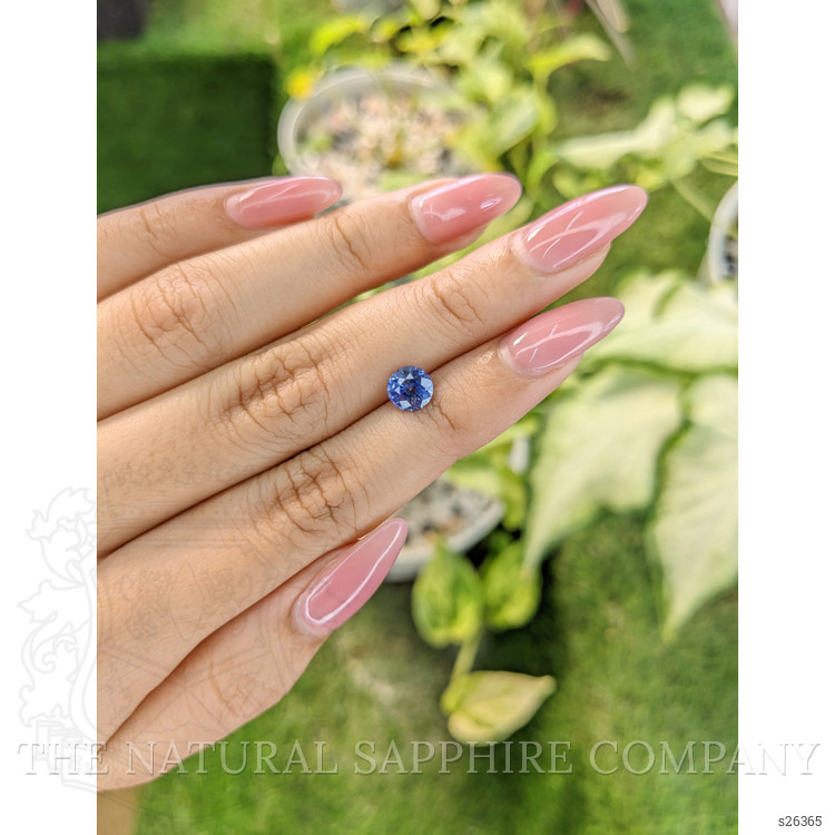 1.24 Ct. Blue Sapphire from Ceylon (Sri Lanka)