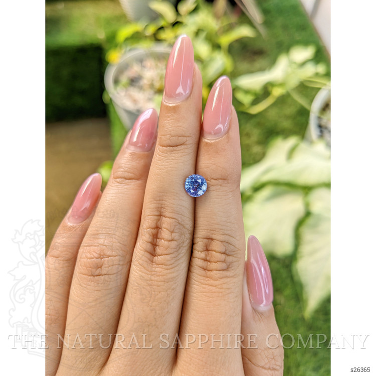 1.24 Ct. Blue Sapphire from Ceylon (Sri Lanka)