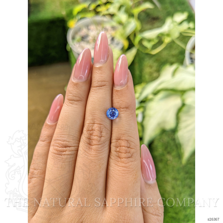 1.72 Ct. Blue Sapphire from Ceylon (Sri Lanka)