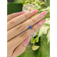 1.29 Ct. Blue Sapphire from Ceylon (Sri Lanka) Life Style