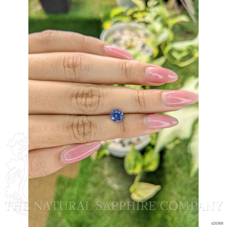 1.29 Ct. Blue Sapphire from Ceylon (Sri Lanka)