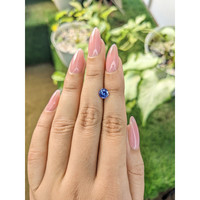 0.94 Ct. Blue Sapphire from Ceylon (Sri Lanka) Life Style