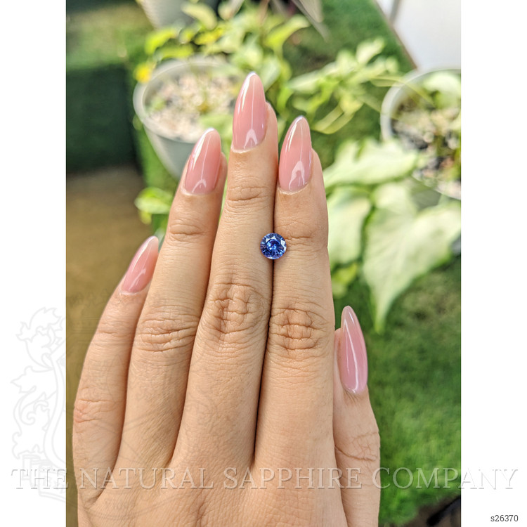 0.94 Ct. Blue Sapphire from Ceylon (Sri Lanka)
