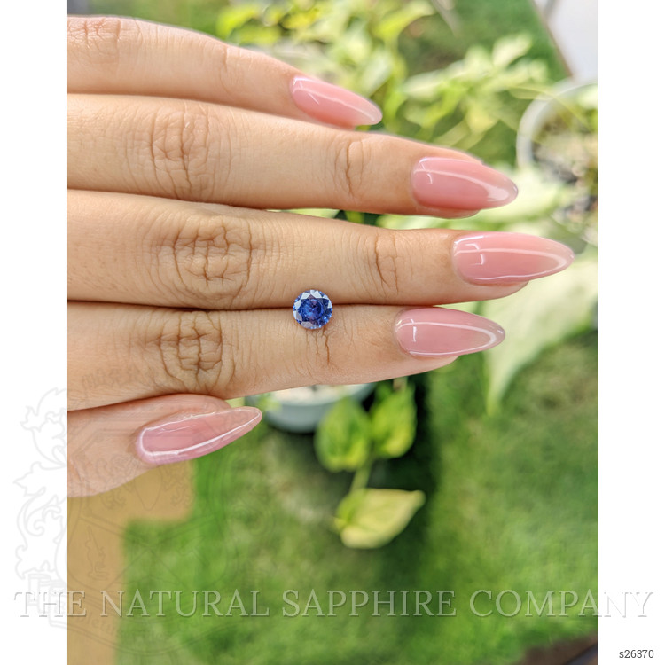 0.94 Ct. Blue Sapphire from Ceylon (Sri Lanka)