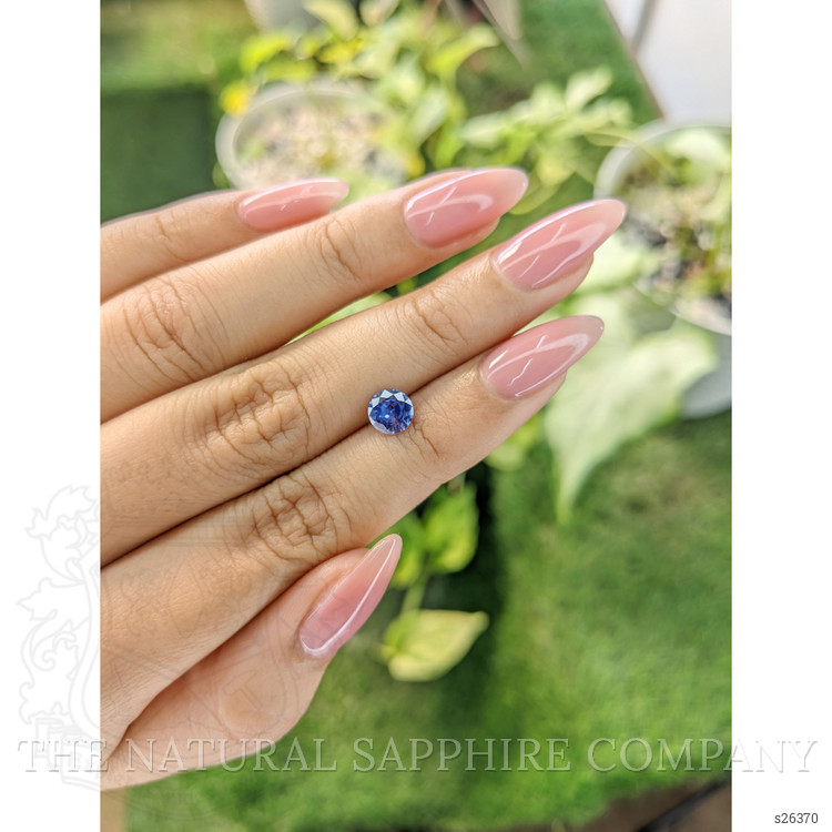 0.94 Ct. Blue Sapphire from Ceylon (Sri Lanka)