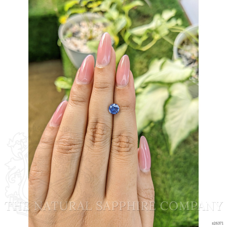 1.22 Ct. Blue Sapphire from Ceylon (Sri Lanka)