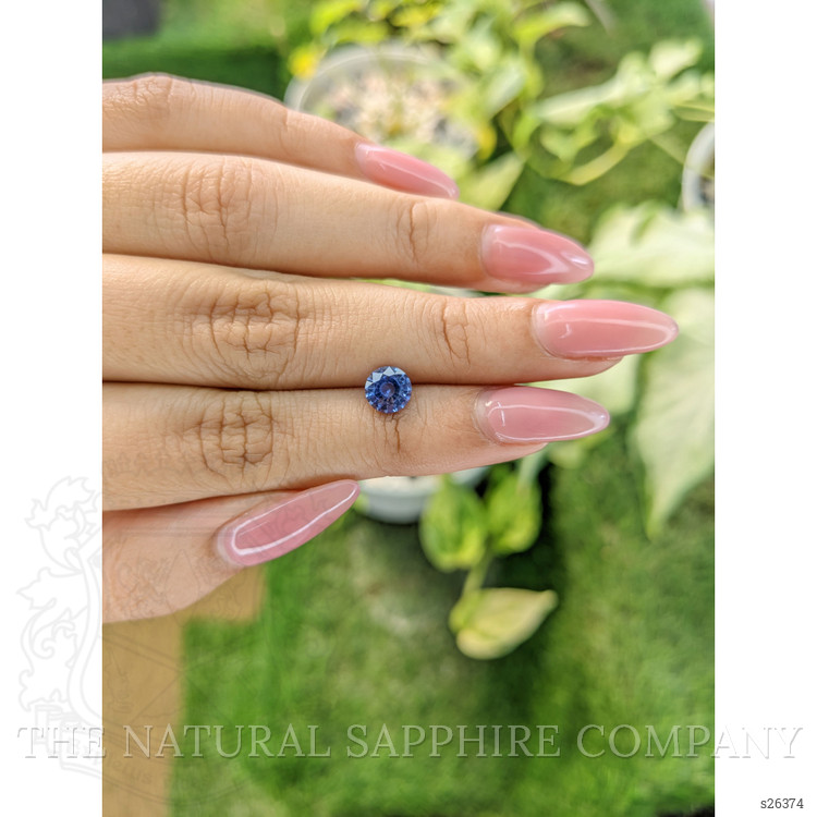 1.14 Ct. Blue Sapphire from Ceylon (Sri Lanka)